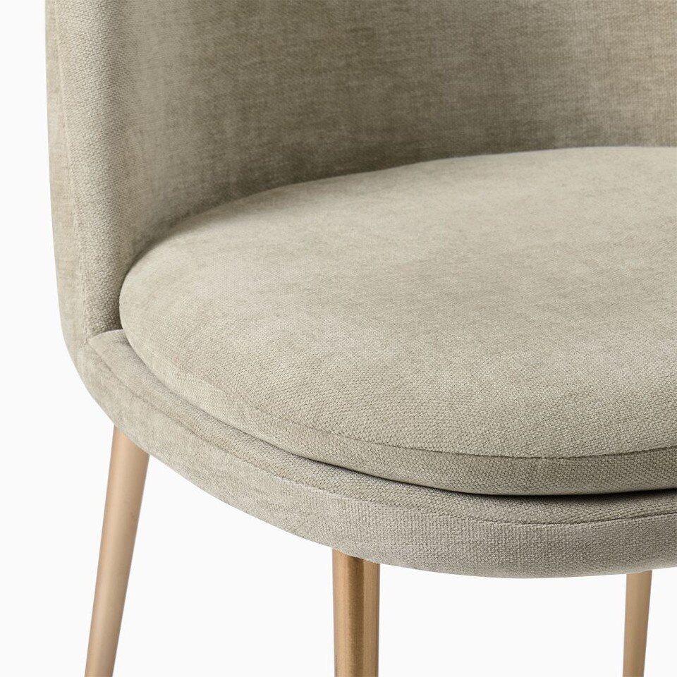 Finley LowBack Upholstered Dining Chair West Elm UK